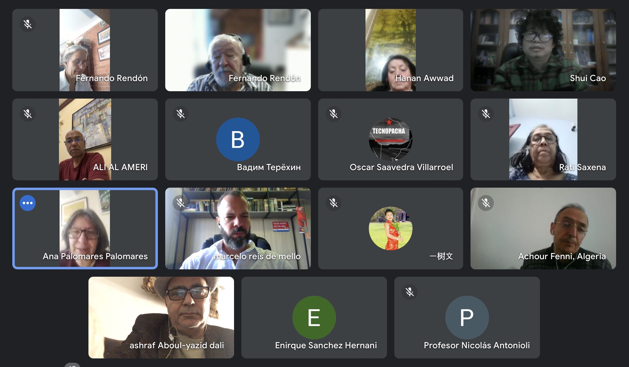 اجتماع اللجنة التنسيقية لحركة الشعر العالمية– تطوير مدارس الشعر عالميا