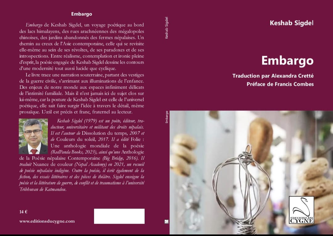 Embargo by Keshab Sigdel Now Available in French Translation