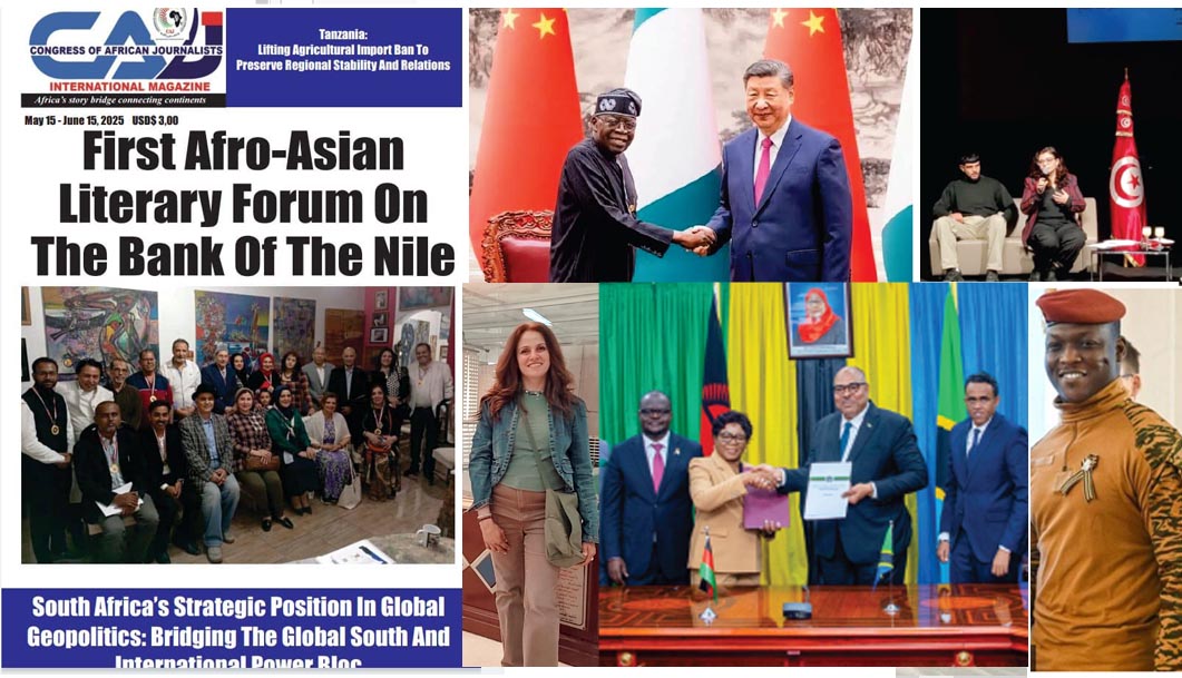 CAJ International Magazine May’s Edition Published by the Congress of African Journalists