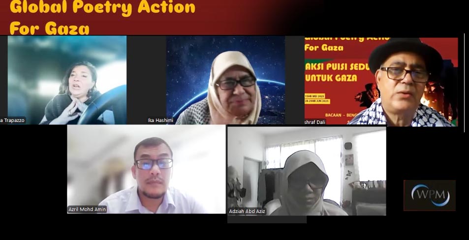 قراءات شعرية عالمية من ماليزيا نصرة لغزة في ذكرى النكبة