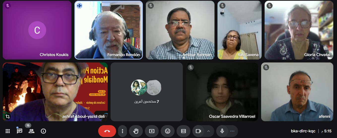 So far, 74 Video Poems from 52 Countries in the “Global Poetic Action for Gaza” Campaign