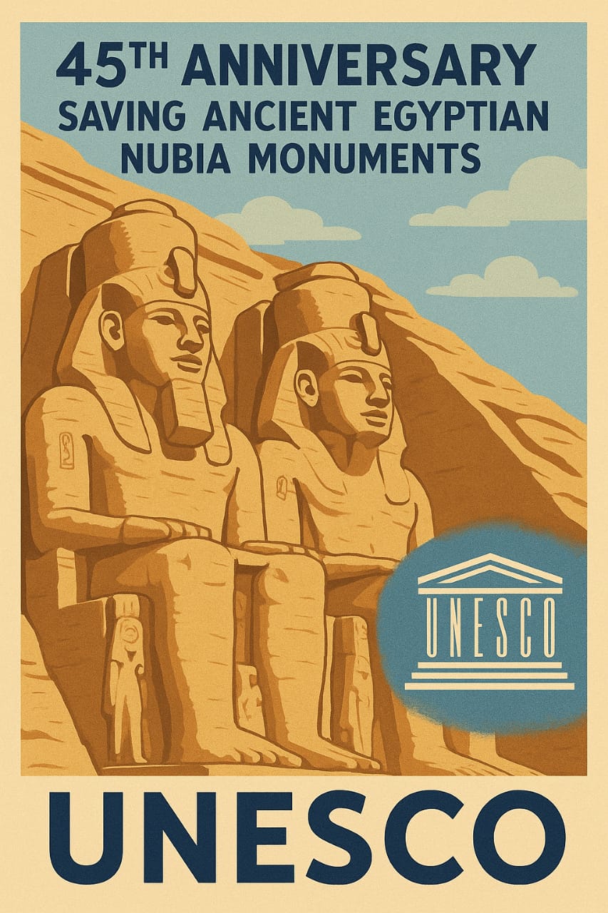 The 45th Anniversary of Saving Ancient Monuments in Egyptian Nubia