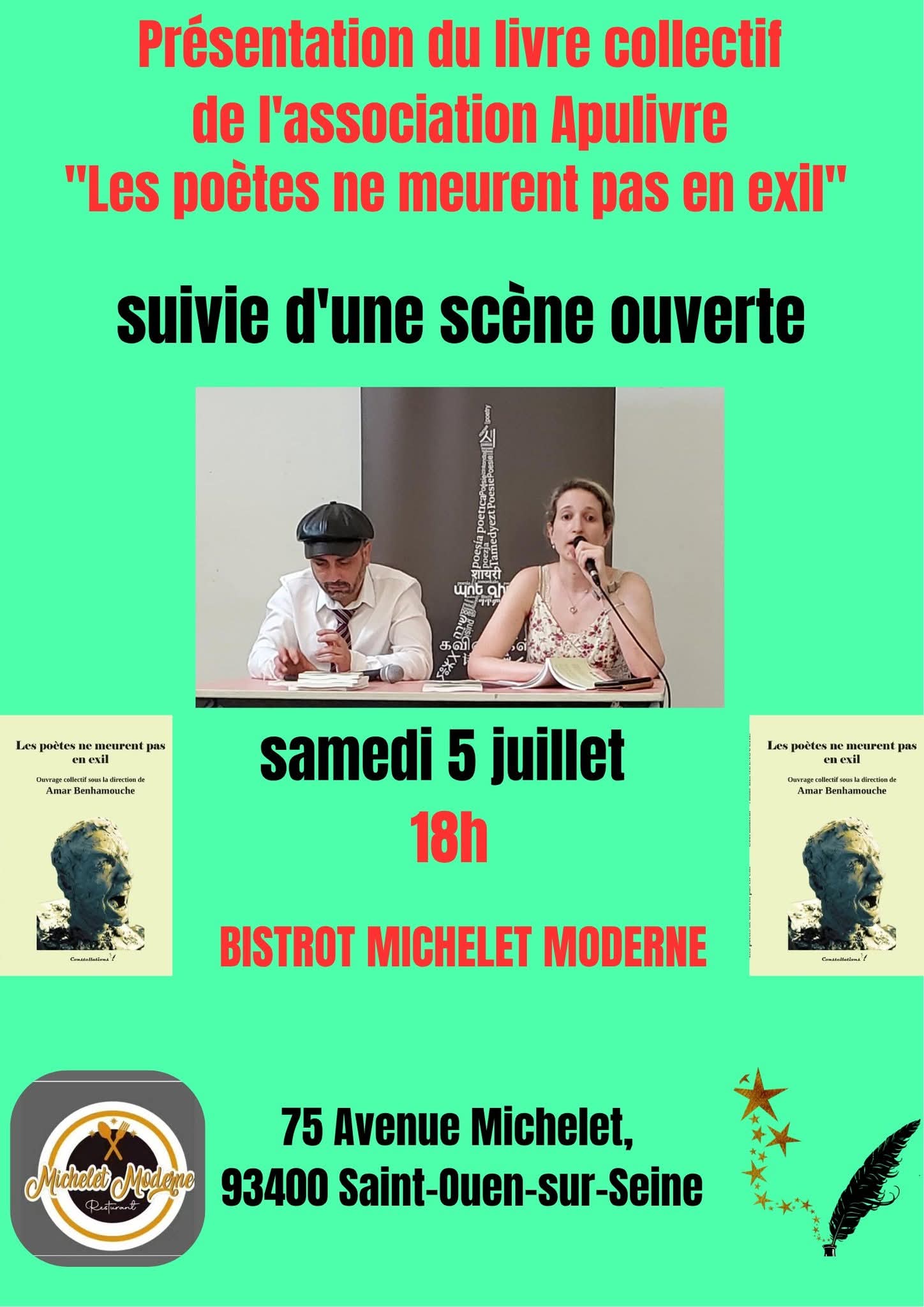 Poets Refuse to Die in Exile: Apulivre Debuts Its New Collective Anthology in Paris