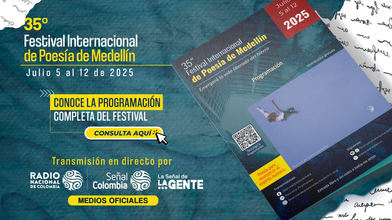 Official Media Channels of the Medellín International Poetry Festival 2025