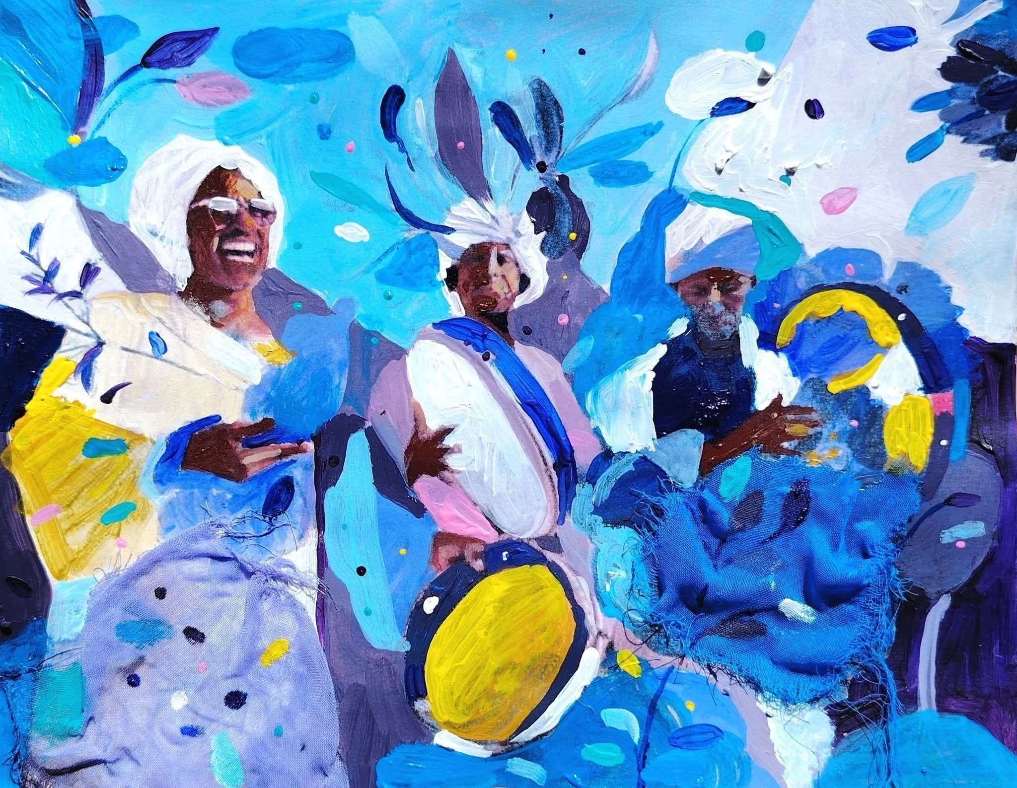 محمد مصطفى: طالب الفنون الذي حول بقايا “التوب” السوداني لذاكرة وطن جريح