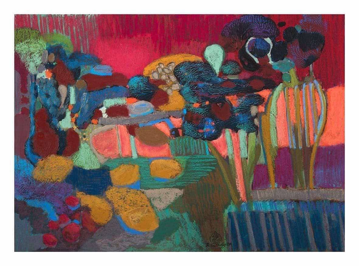 الفنانة هالة الشافعي تحظى بتقدير مجلة فن الباستيل الأمريكية