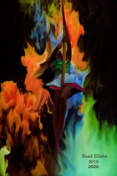 اللوحة كطقس بصري : قراءة في تحولات اللون والجسد عند الفنانة التشكيلية الليبية سعاد اللبه