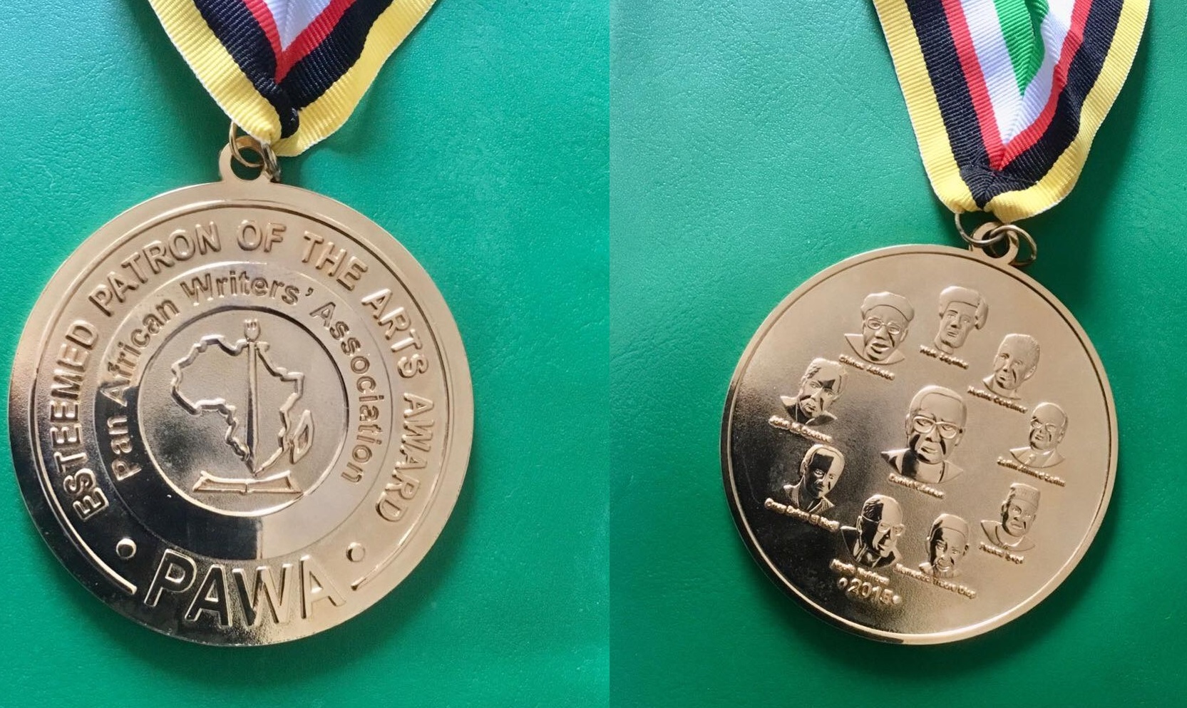 PAWA AWARDS THE PRESIDENT OF WOW WITH MEDAL FOR OUTSTANDING CONTRIBUTION TO AFRICAN LITERATURE