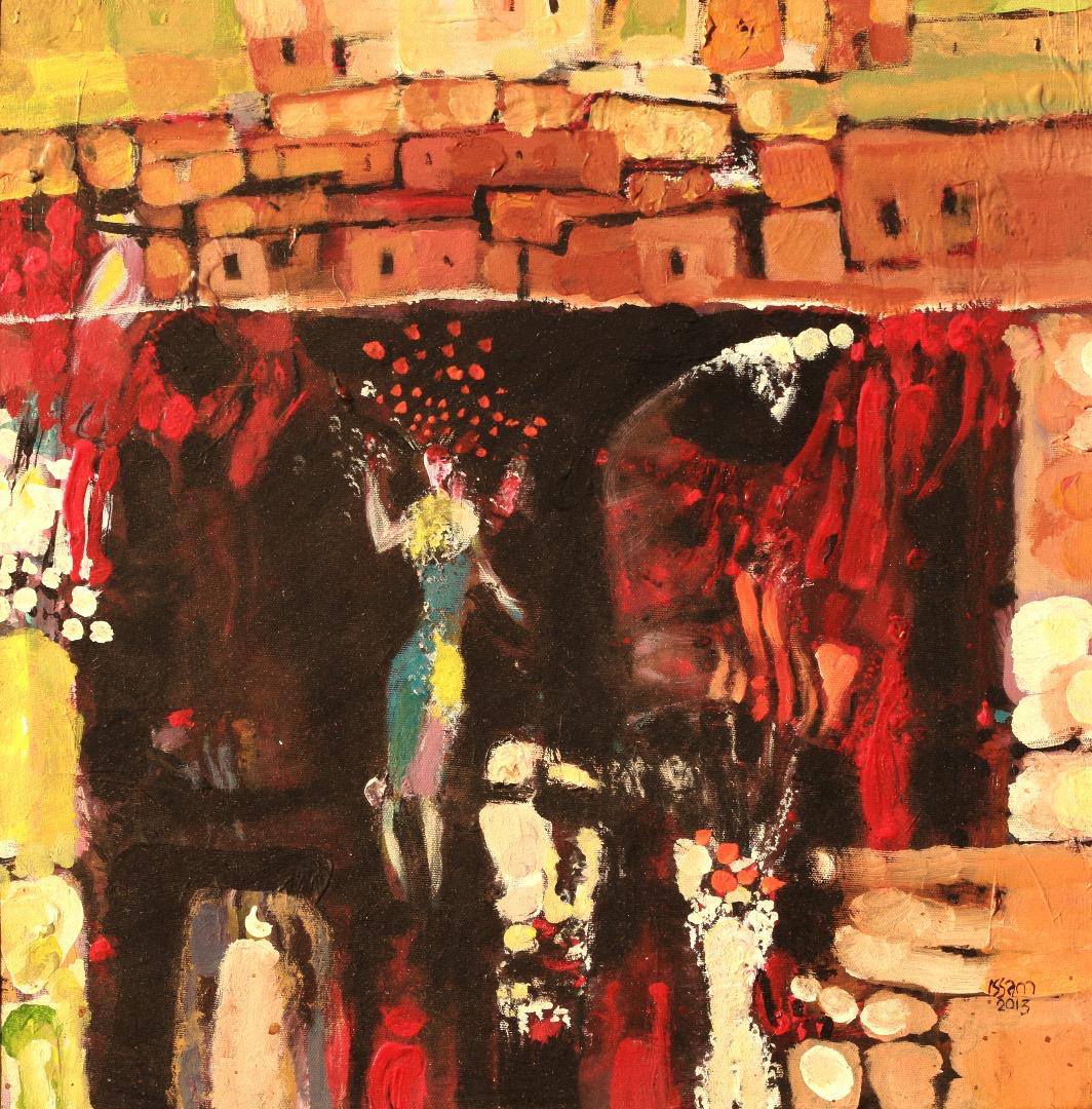 التجريد كصوتٍ للذاكرة الجمعية: رؤى جمالية وإنسانية في ألوان وأحبار عصام عبد الحفيظ