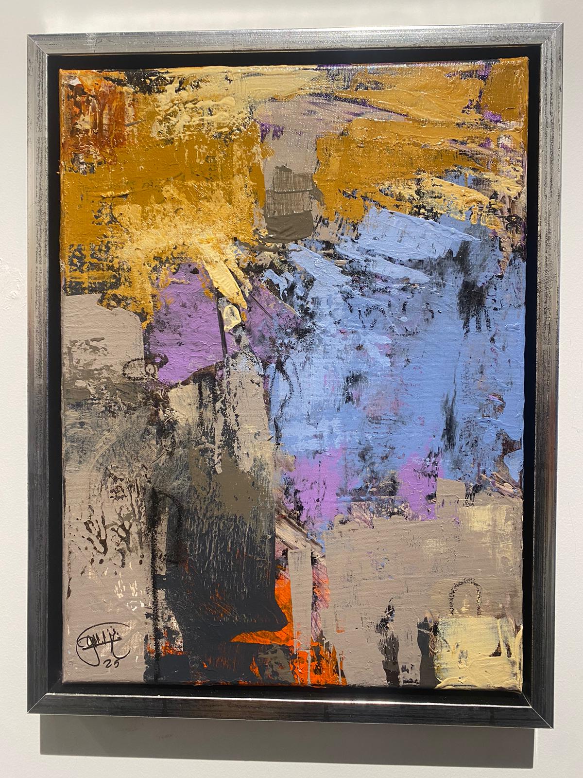 غنائية التجريد والتجريد بمزاج موسيقي