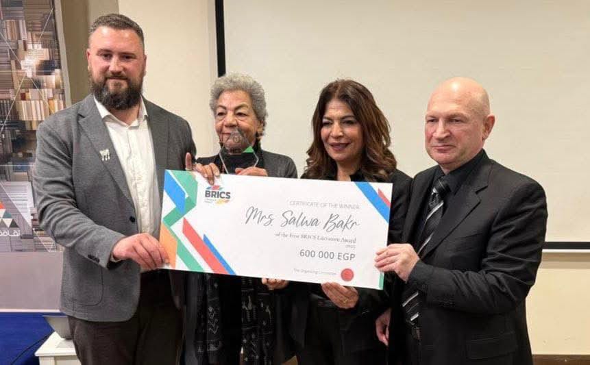 Salwa Bakr Receives the Inaugural BRICS Literary Award