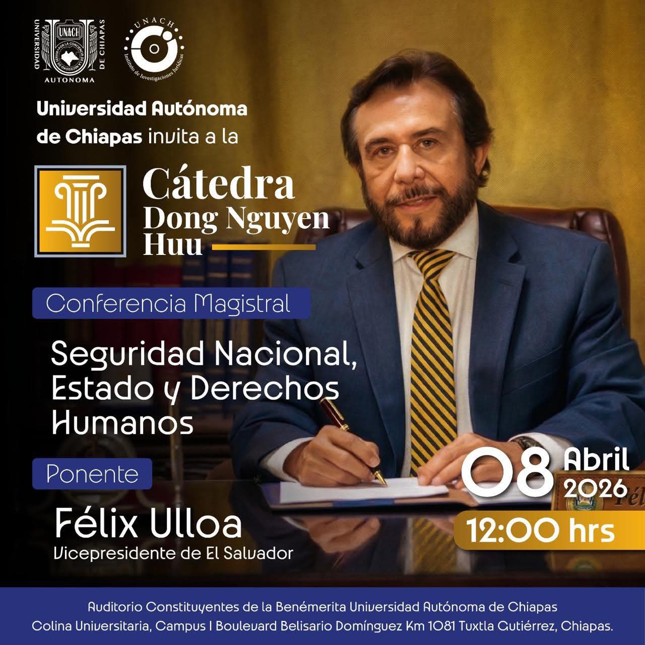 Concerns Raised Over Human Rights Lecture by El Salvador’s Vice President at UNACH