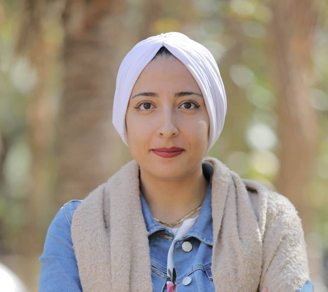 جلسة حوارية مع الباحثة  والمخرجة  السينمائية هالة البرقاوي