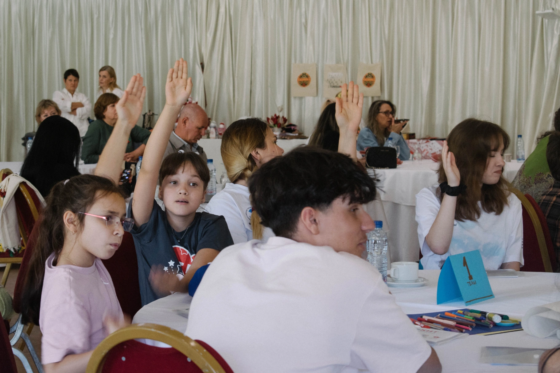 Children from Russia, Germany, and Tunisia became participants in a unique friendly triathlon “MIRoKIT” during the Days of the World Peoples Assembly in Tunisia