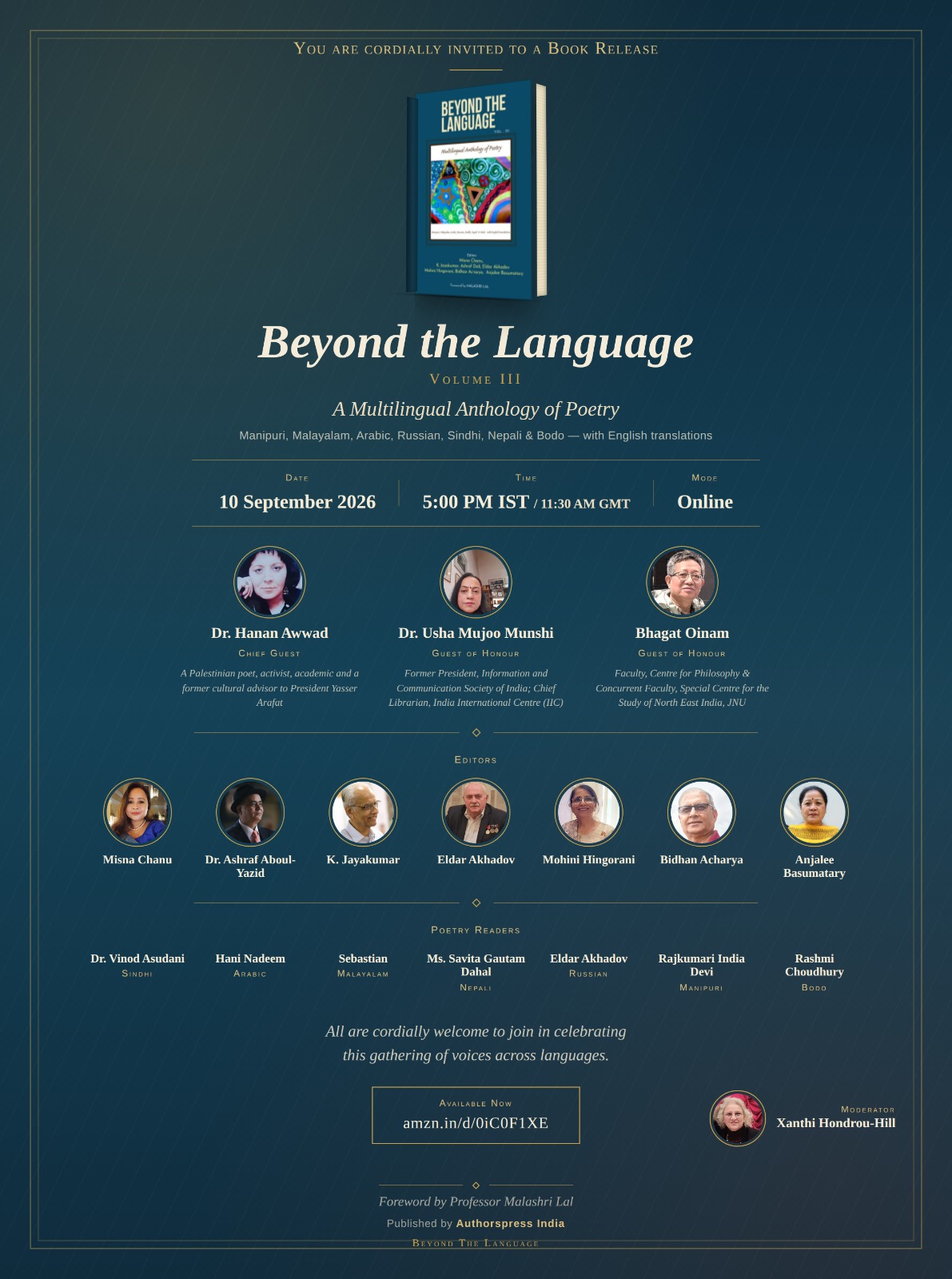 Beyond the Language, Volume III: A Multilingual Celebration of Poetry Across Borders