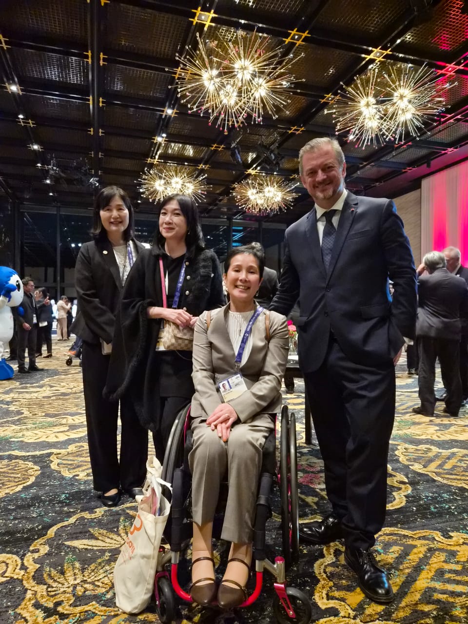 Andrew Parsons Becomes an Honoured Guest at Governor Hideaki Ohmura’s Distinguished Gathering in Japan